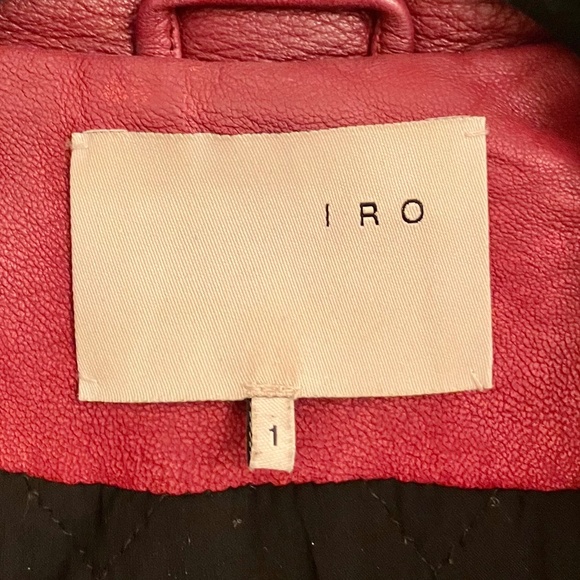 IRO Lamb Leather Jacket - Picture 2 of 8